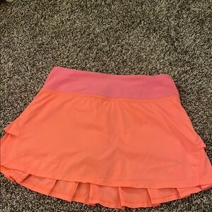 Women's Pink and Orange Skirt